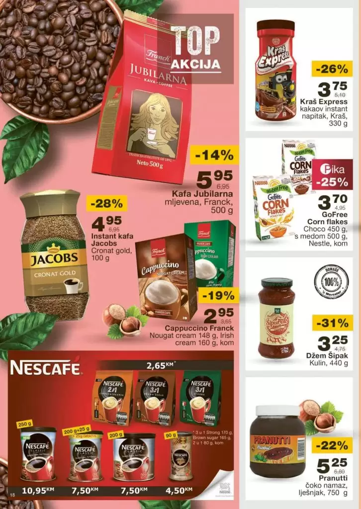 Me4rcator akcija. mercator katalog. mercator lozionicka.  jacobs