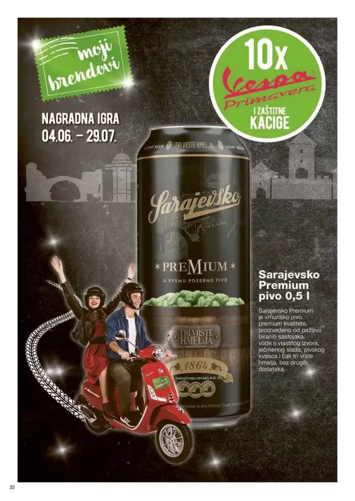 Me4rcator akcija. mercator katalog. mercator lozionicka.  sarajevsko pivo