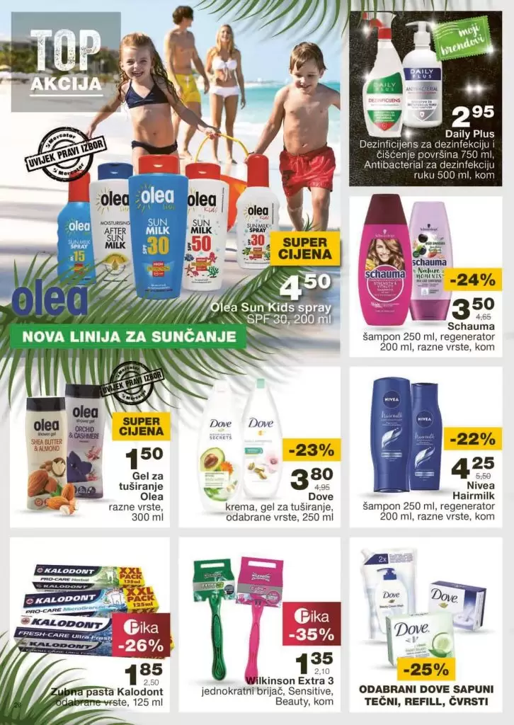 Me4rcator akcija. mercator katalog. mercator lozionicka.  schauma