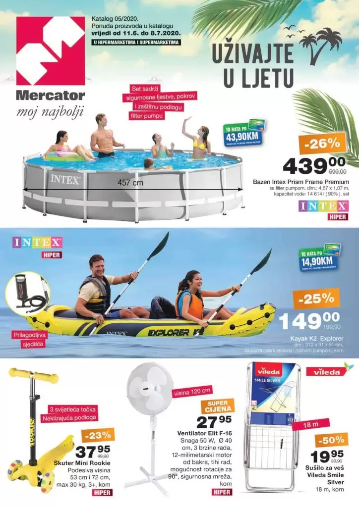 mercator akcijski katalog. snizenje. akcija. popust. 