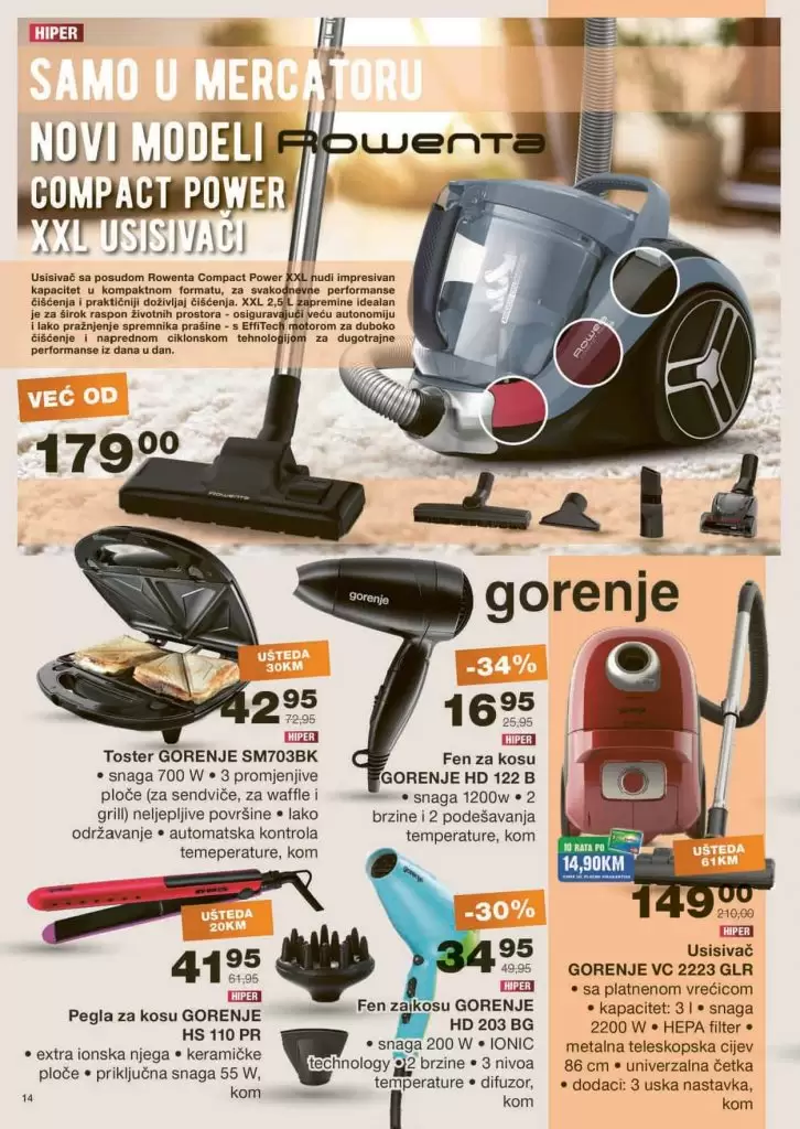 mercator akcijski katalog. snizenje. akcija. popust. 