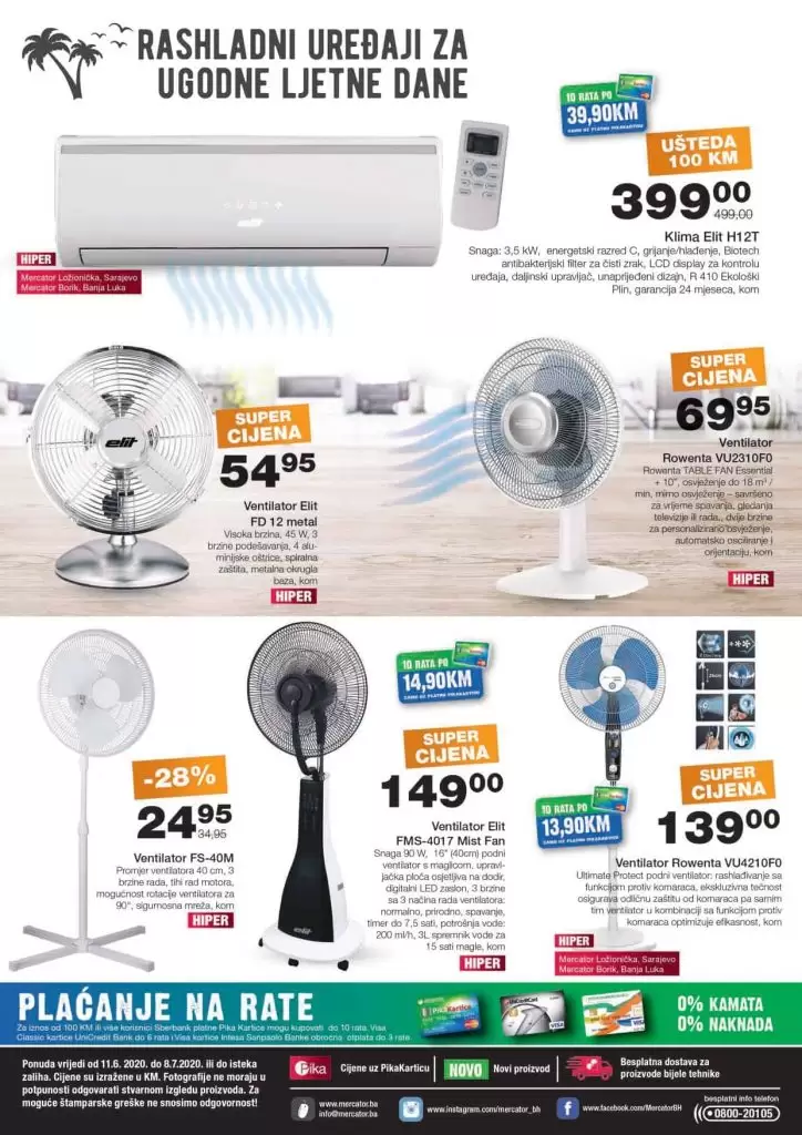 mercator akcijski katalog. snizenje. akcija. popust. 