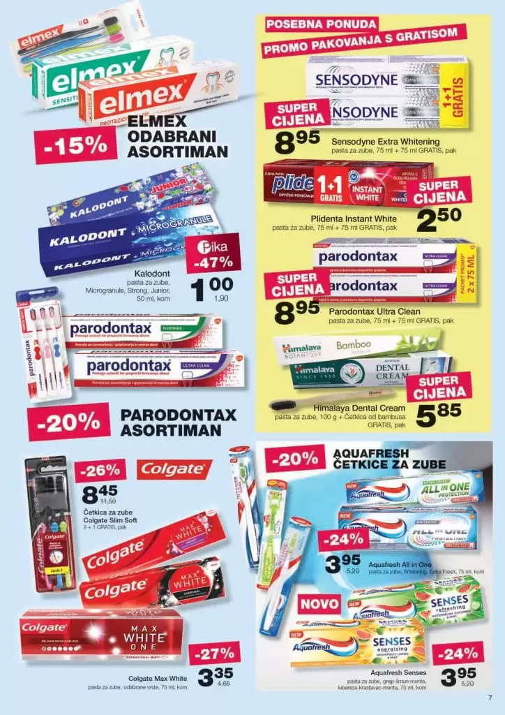 super ponuda mercator. mercator katalog. mercator snizenje.  paradontex 