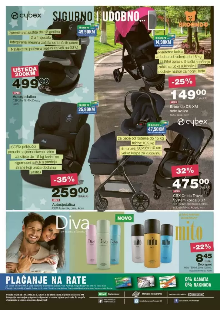 super ponuda mercator. mercator katalog. mercator snizenje.  autosjedalica