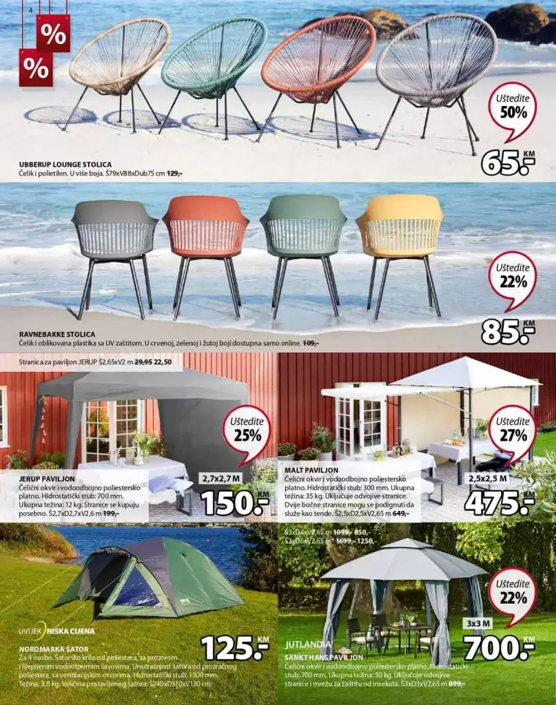 jysk katalog.  jysk namjestaj za bastu. 