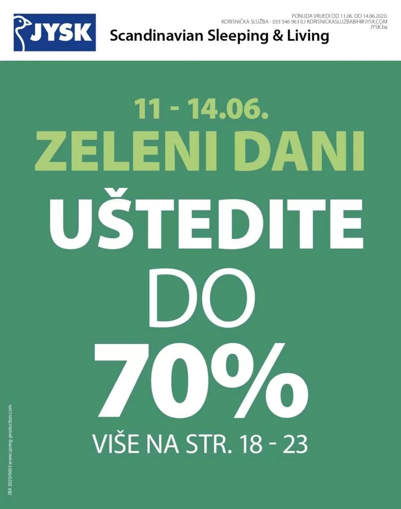 jysk katalog.  jysk snizenje. akcija. popust. 