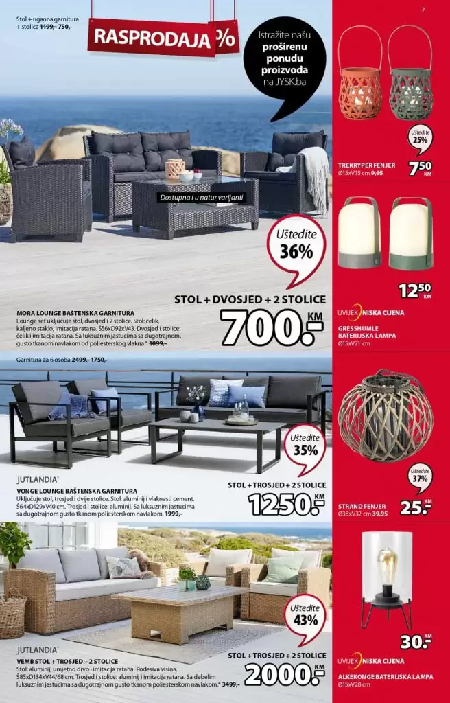 JYSK katalog. Jysk snizenje. jysk rasprodaja.  jysk bastenski namjestaj