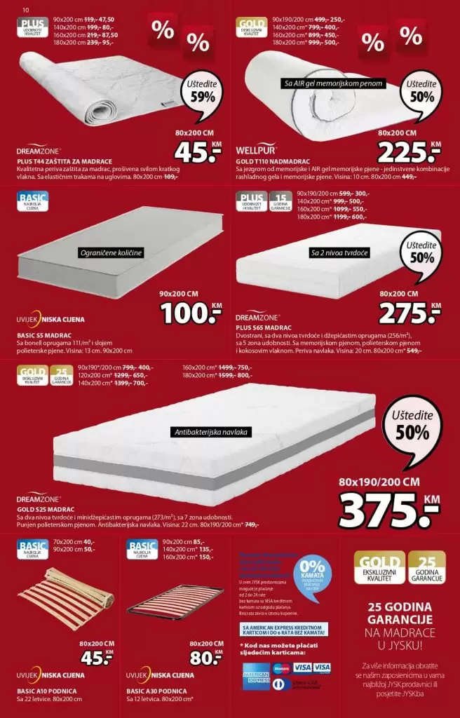 ysk super akcija, jysk katalog. jysk raspordaja.  jysk madraci