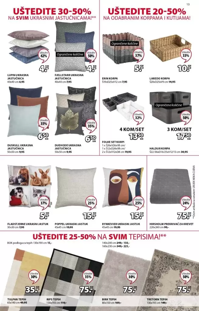 ysk super akcija, jysk katalog. jysk raspordaja.  jysk jastuk