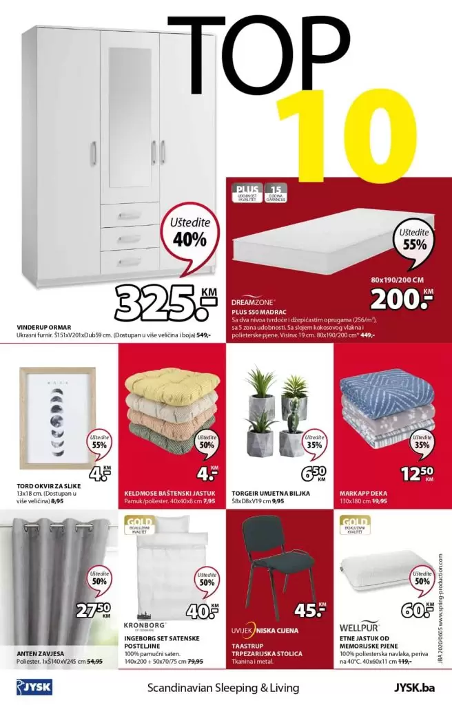 ysk super akcija, jysk katalog. jysk raspordaja.  jysk