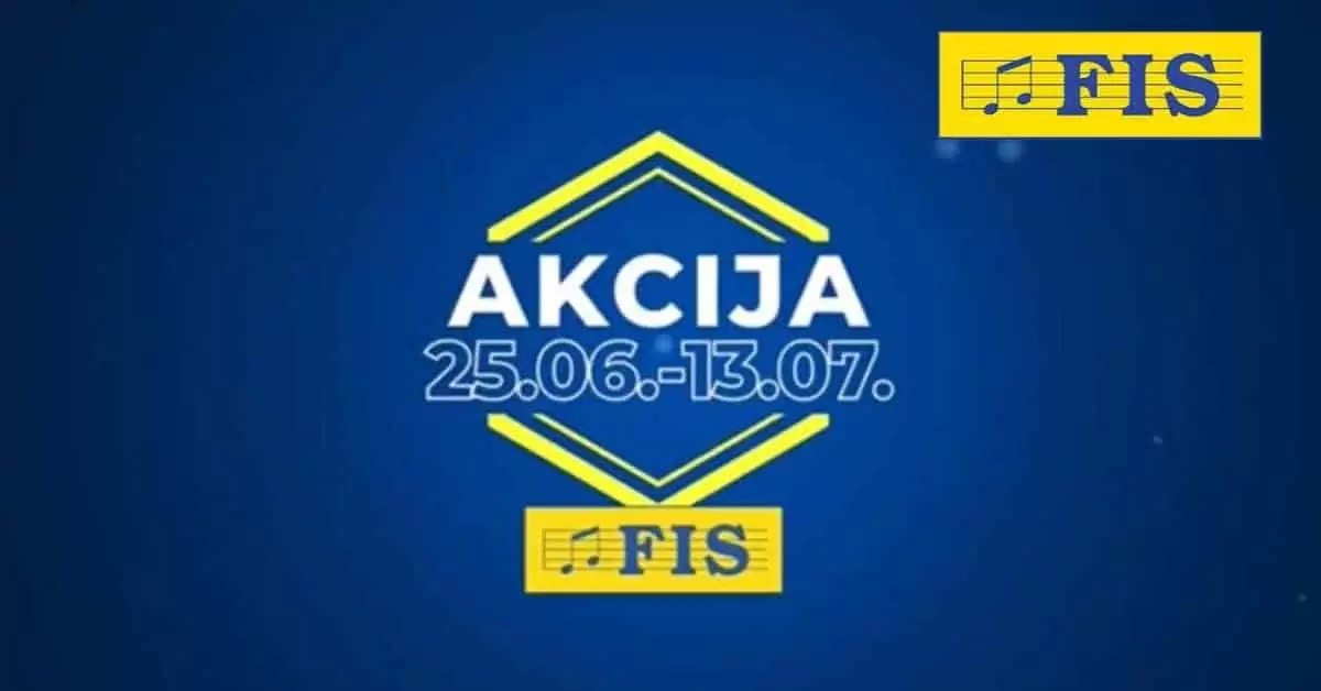 fis super akcija. snžienje. popusti.