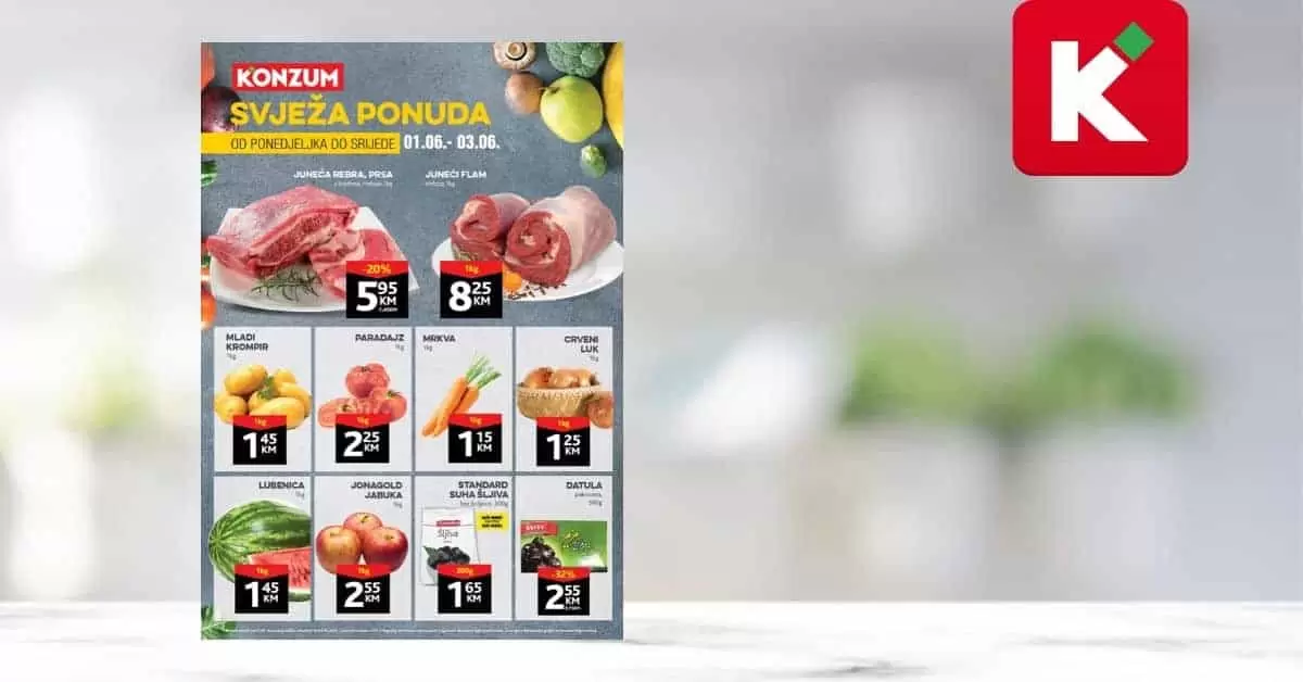 konzum katalog. konzum akcija. konzum snizenje.