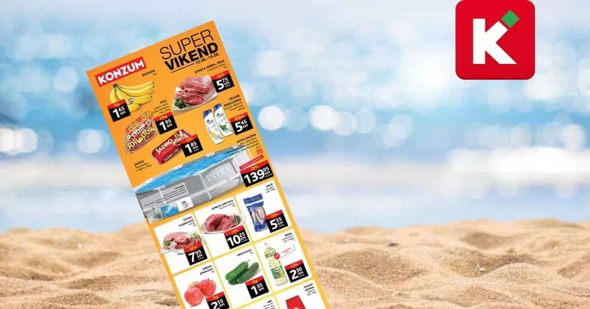 konzum katalog. konzum vikend akcija. snizenje. hrana
