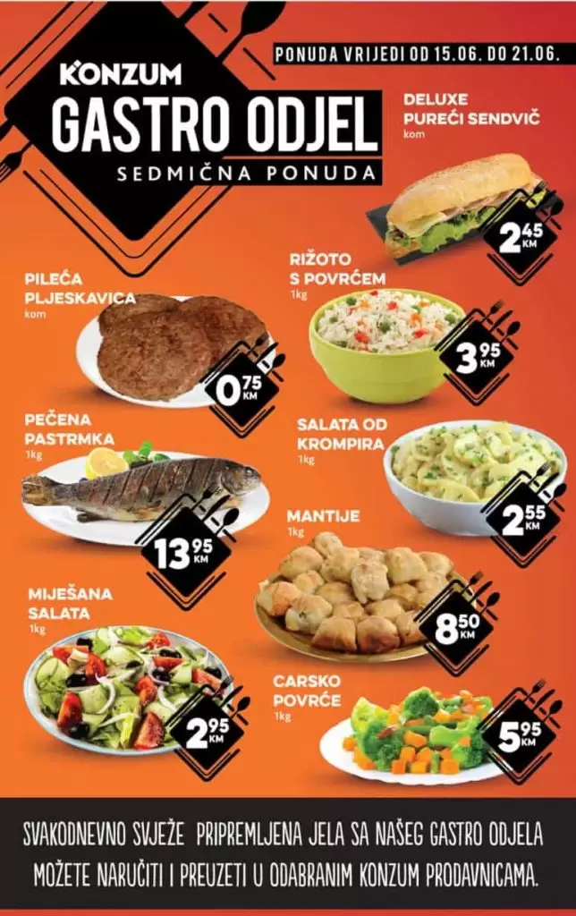konzum gastro ponuda