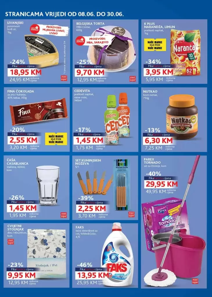 konzum katalog. snizenje konzum. krem namaz