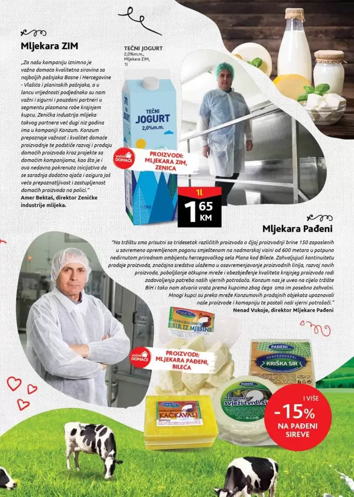 konzum katalog. snizenje konzum. domace se jace voli 