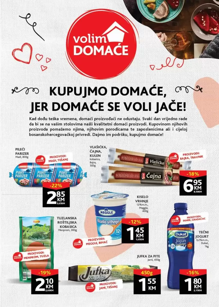 konzum katalog. snizenje konzum. meggle 
