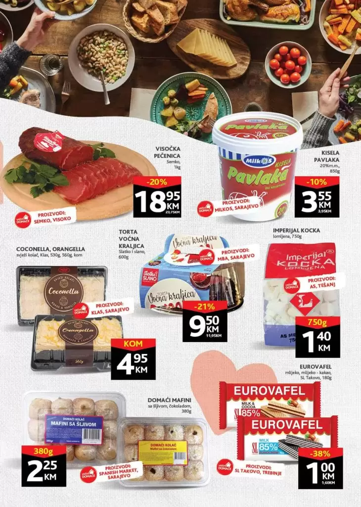 konzum katalog. snizenje konzum. prehrana pavlaka