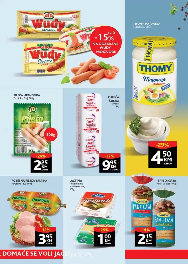 konzum katalog. snizenje konzum. majoneza thomy