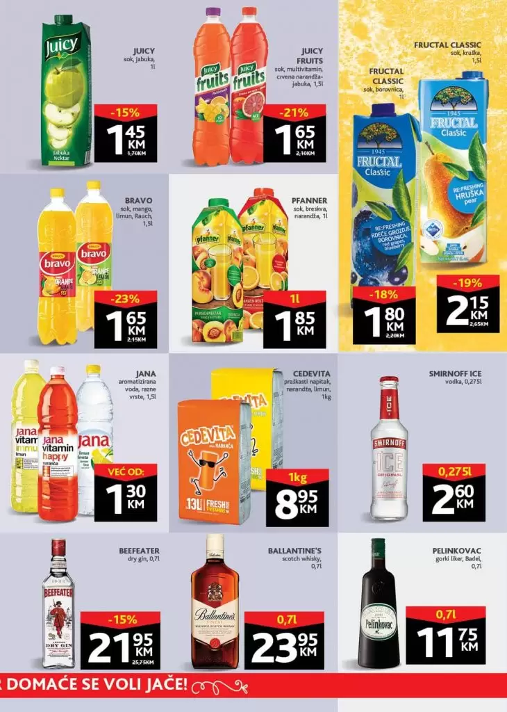 konzum katalog. snizenje konzum. jana voda