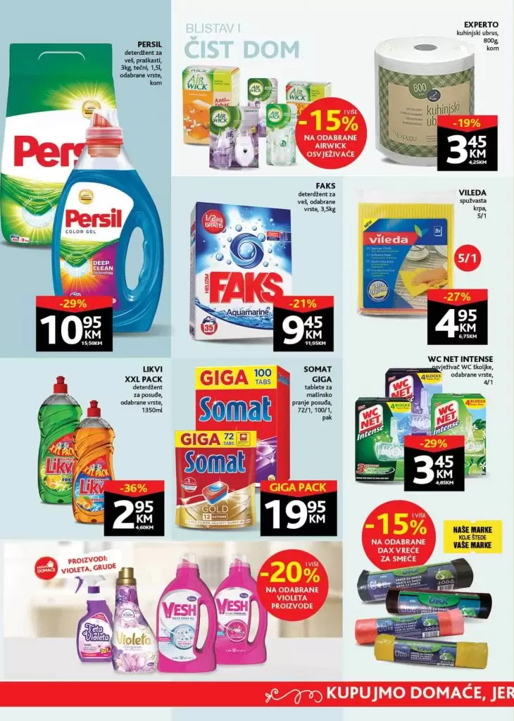 konzum katalog. snizenje konzum. persil