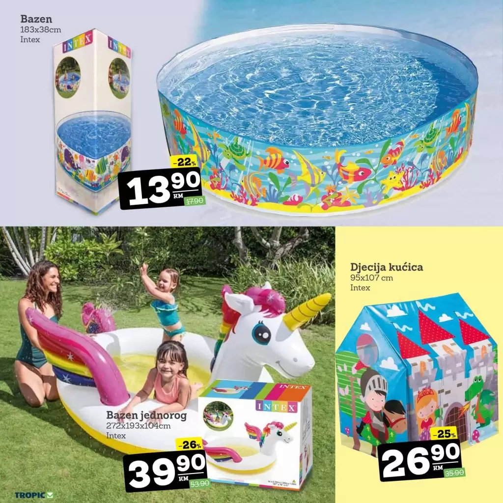 tropic super akcija. sve za ljeto. 