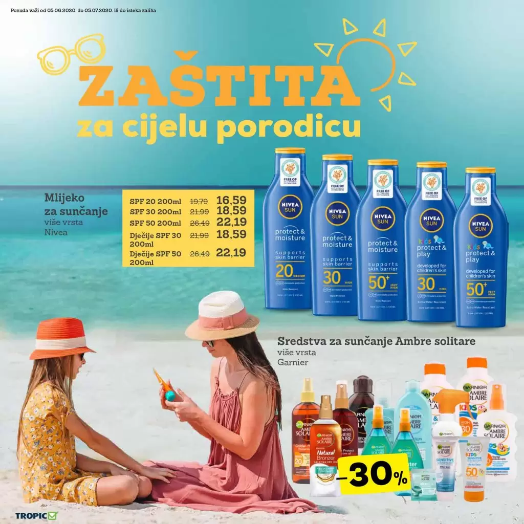 tropic super akcija. sve za ljeto. 