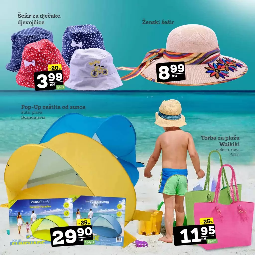 tropic super akcija. sve za ljeto. 