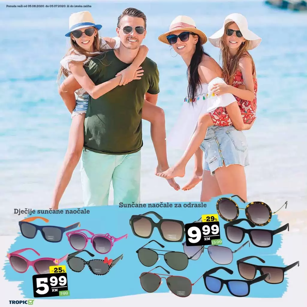 tropic super akcija. sve za ljeto. 