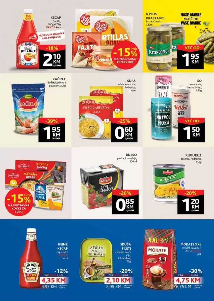konzum katalog. konzum snizenje. konzum akcija. popusti. katalozi. mesne preradjevine
