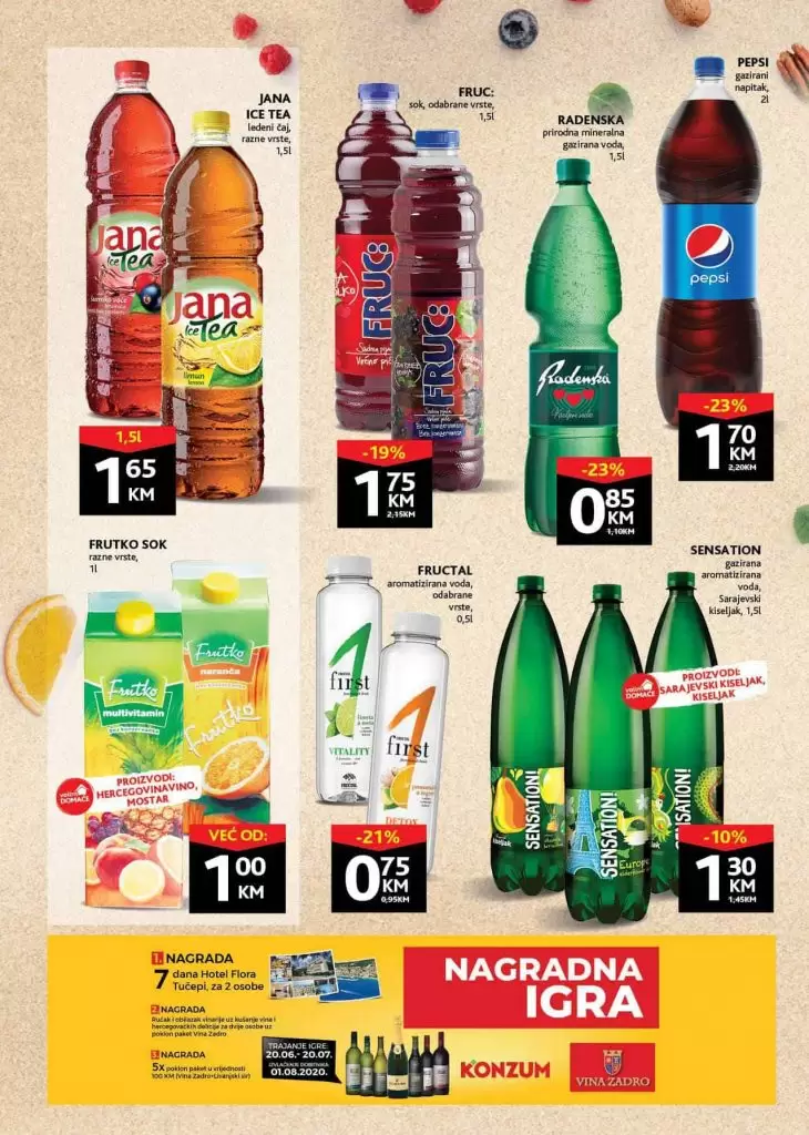 konzum katalog. konzum snizenje. konzum akcija. popusti. katalozi. kisela voda