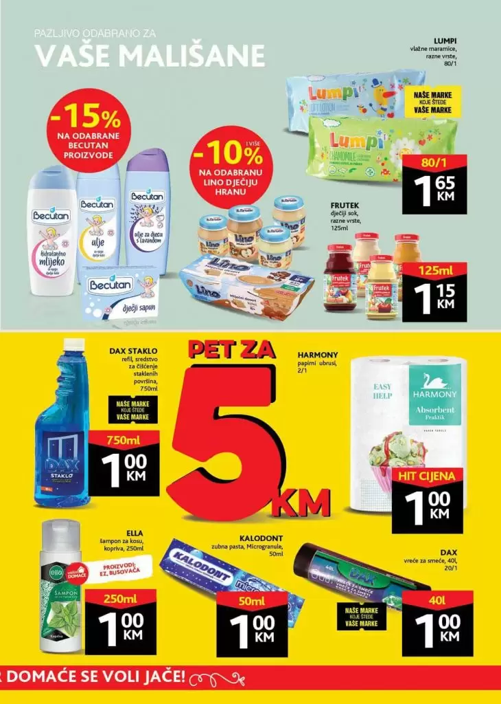 konzum katalog. konzum snizenje. konzum akcija. popusti. katalozi. 5 za 5 KM