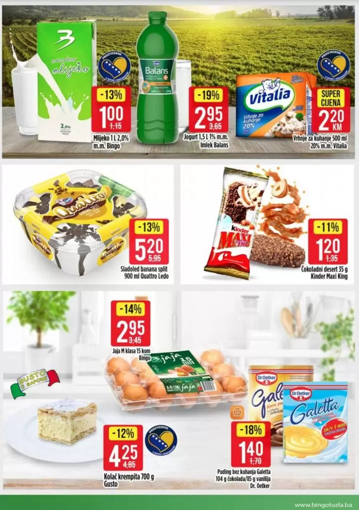 bingo akcijski katalog. bingo katalog. snizenje. popust.  povrce