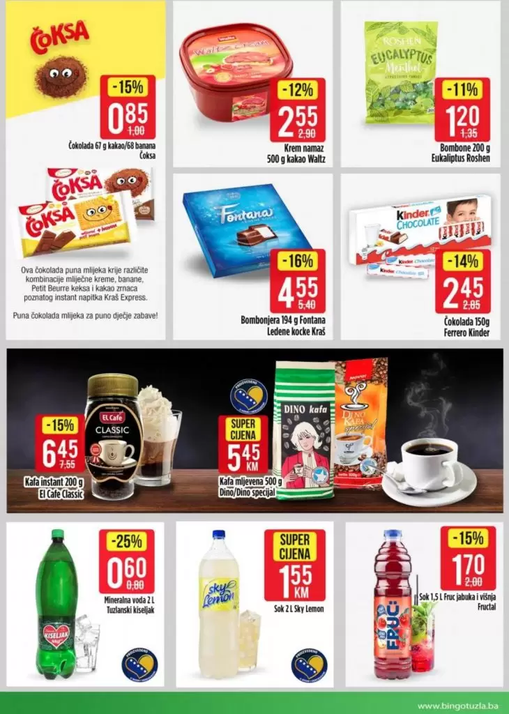 bingo akcijski katalog. bingo katalog. snizenje. popust. 