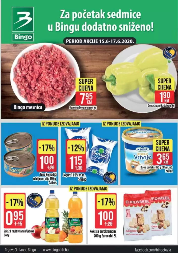 Bingo katalog. snizenje. akcija. popust.