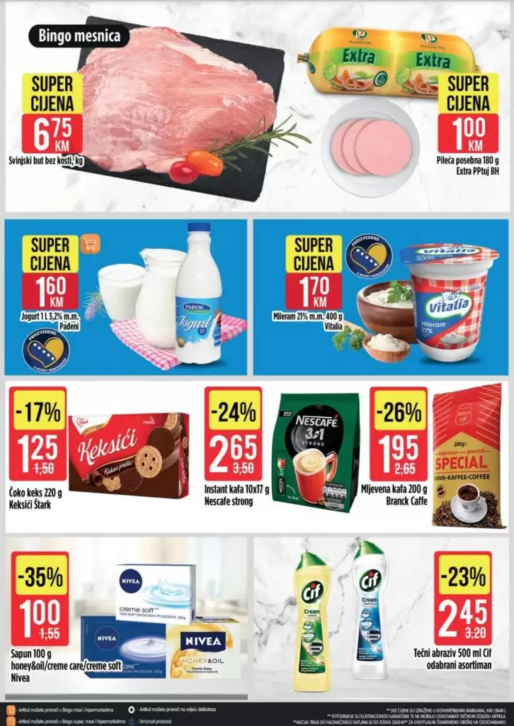 Bingo katalog. snizenje. akcija. popust.