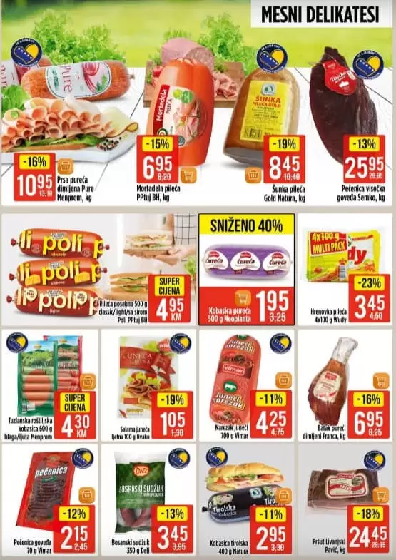 bingo super akcija. bingo katalog. snizenje. popust.   mesnica