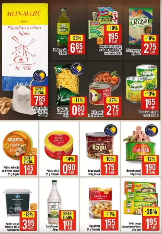 bingo super akcija. bingo katalog. snizenje. popust.   makaroni 