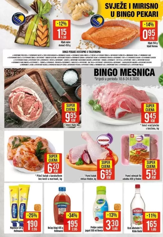 bingo akcijski katalog. snizenje. popust. akcija. snizeno.