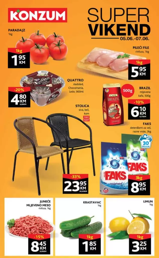 konzum Vikend akcija. konzum katalog. konzum snizenje. 