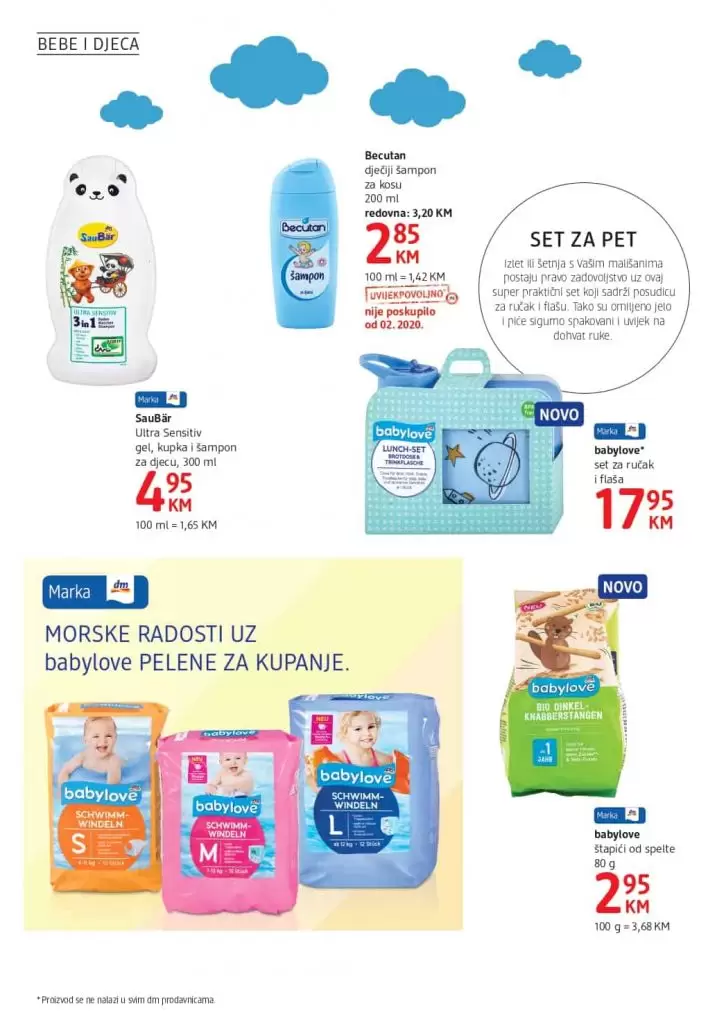 dm katalog. dm snizenje. dm novo. popusti. akcija. dm ferhadija