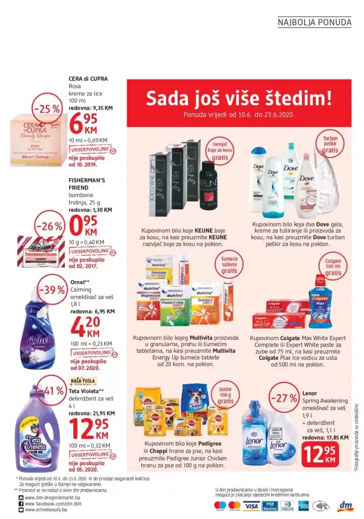 dm katalog. dm snizenje. dm novo. popusti. akcija.