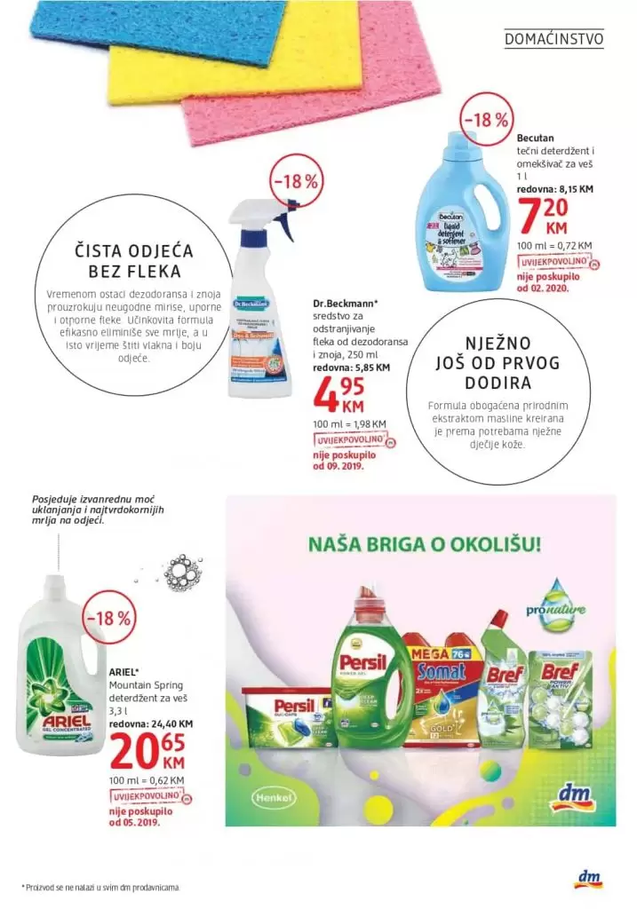 dm katalog. dm snizenje.  becutan 