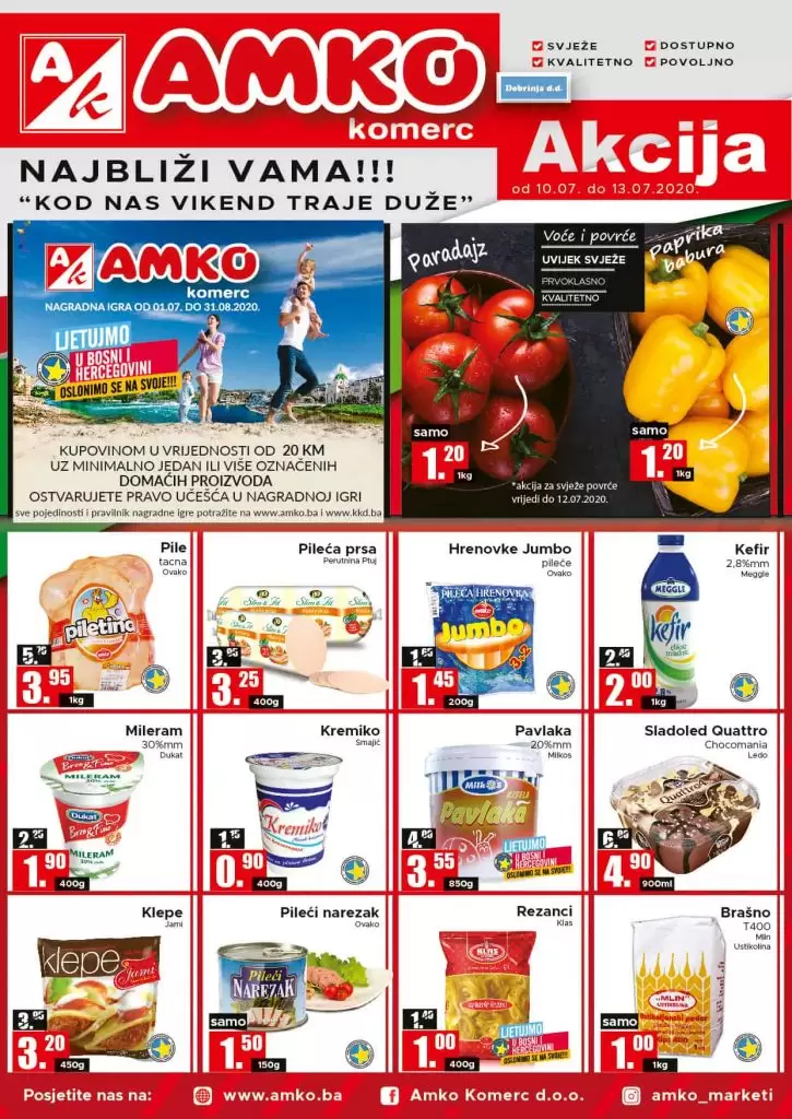 amko vikend akcija. snizenje. popust. 