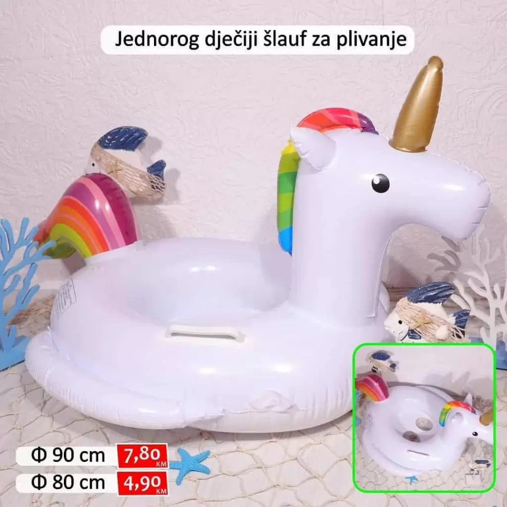 izbor trgovine sve za ljeto.  flamingo