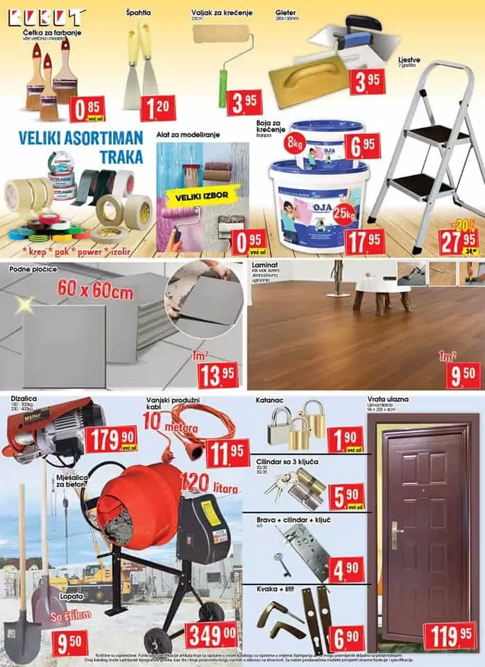 robot akcijski katalog. robot vikend akcija. snizenje. popust. 