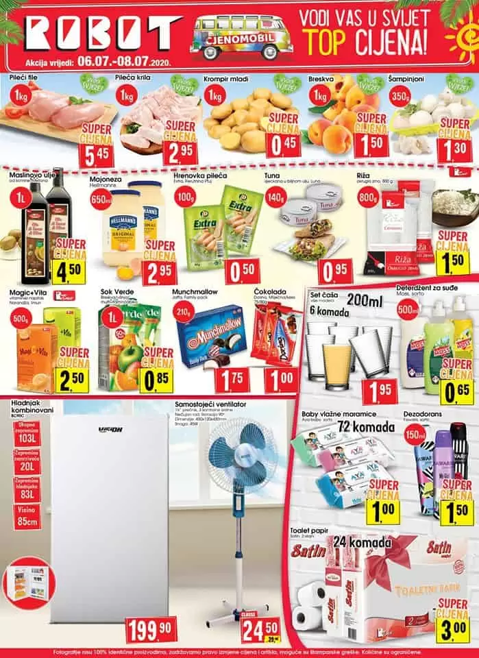 robot akcijski katalog. robot vikend akcija. snizenje. popust. 