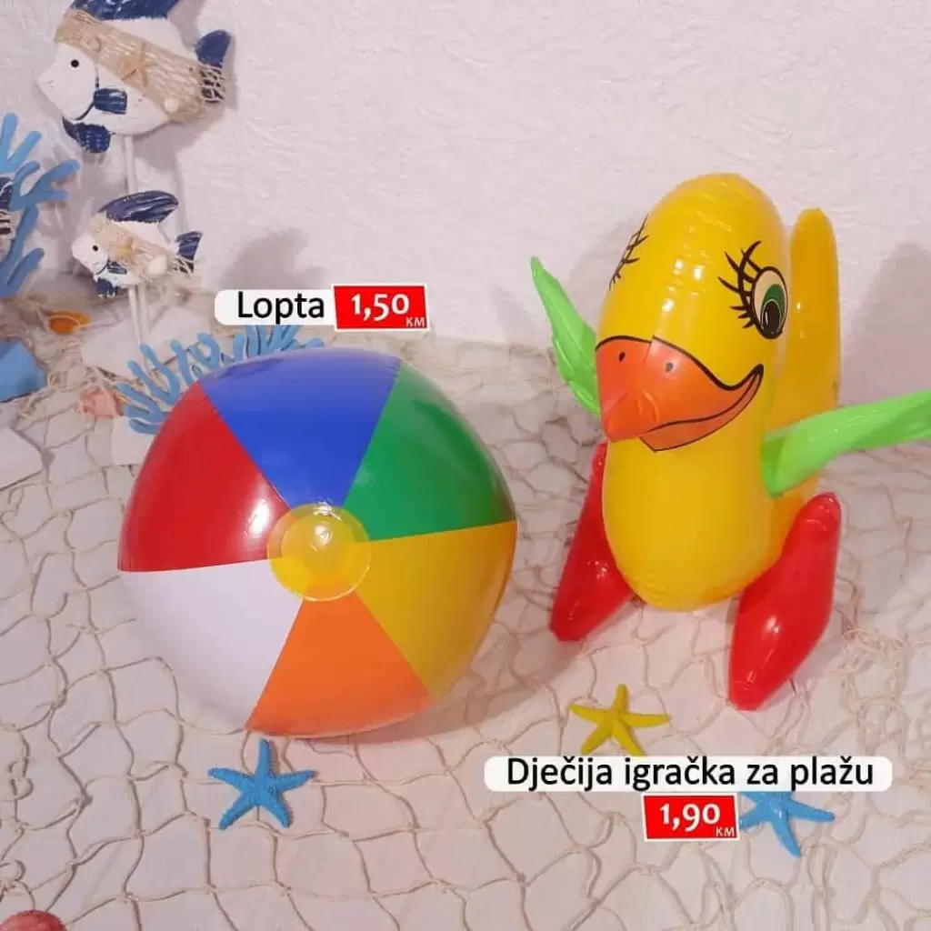 izbor trgovine sve za ljeto.  lopta