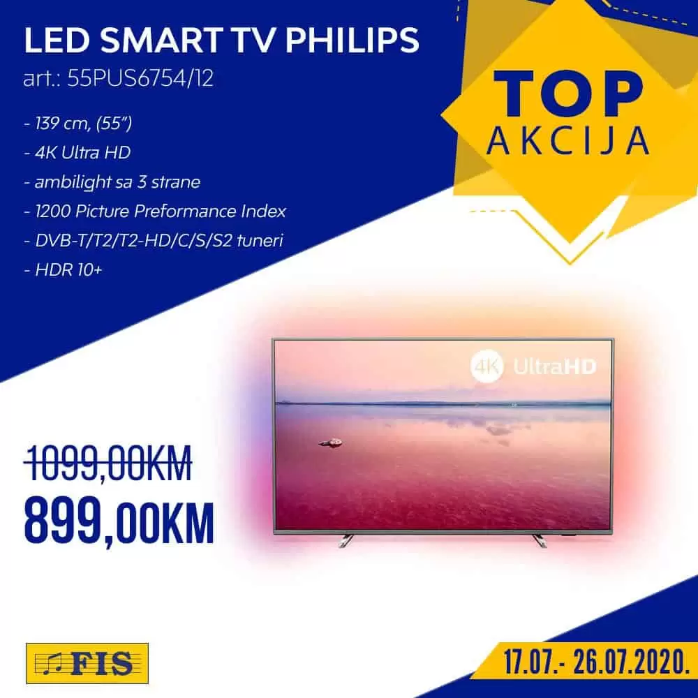 Fis TOP akcija. Fis snizenje.