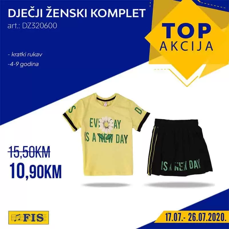 Fis TOP akcija. Fis snizenje.